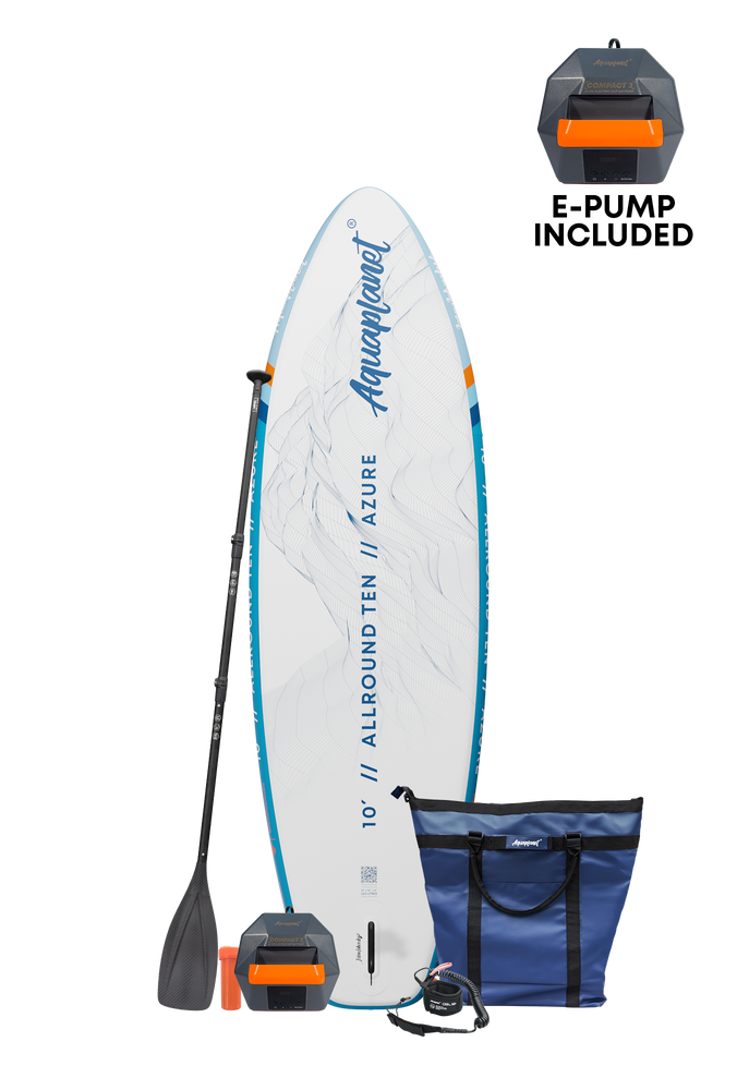 Aquaplanet ALLROUND TEN 10' Opblaasbaar SUP-board Compleet Pakket - Azure