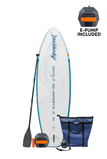 Aquaplanet ALLROUND TEN 10' Opblaasbaar SUP-board Compleet Pakket - Azure