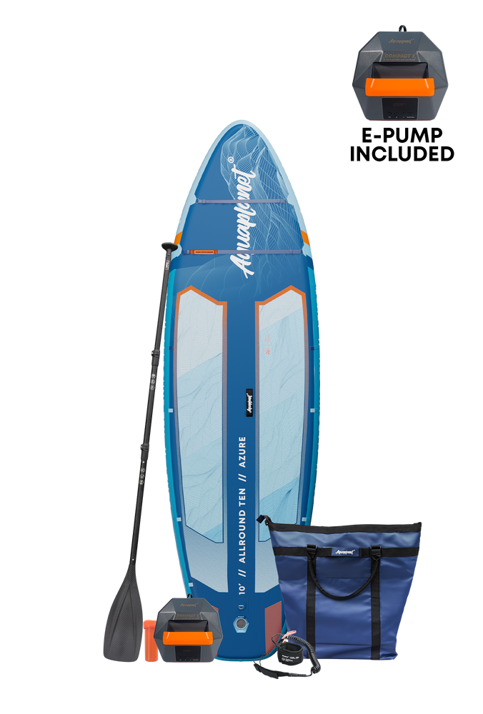 Aquaplanet ALLROUND TEN 10' Opblaasbaar SUP-board Compleet Pakket - Azure