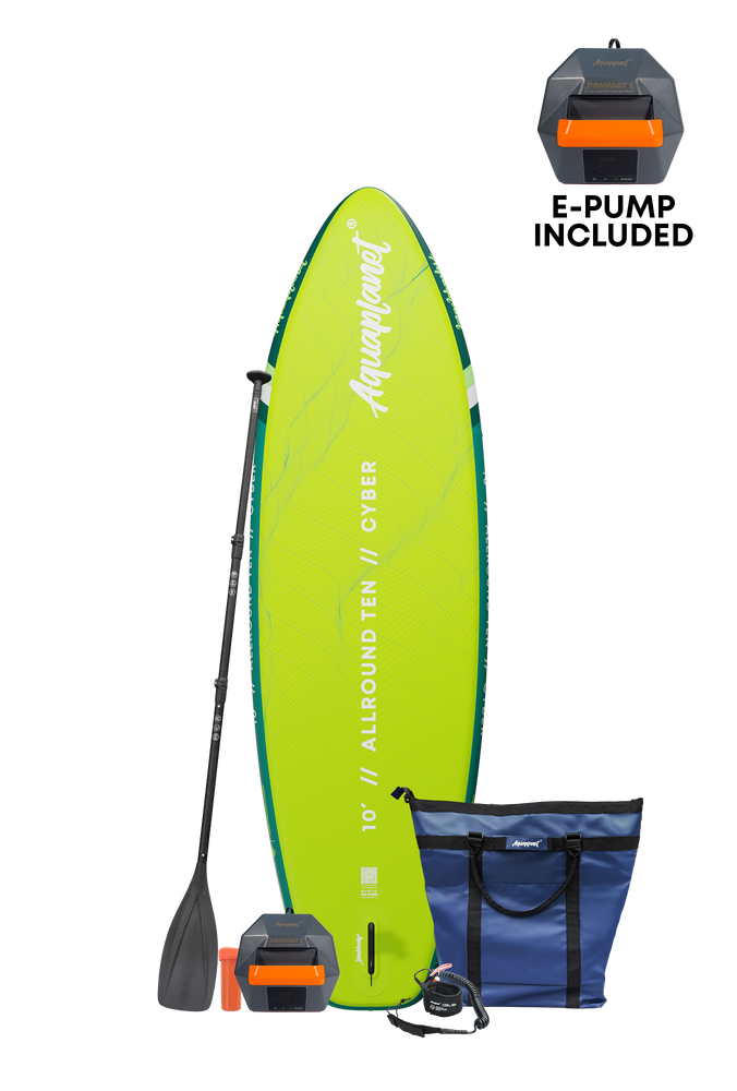 Aquaplanet ALLROUND TEN 10' Opblaasbaar SUP-board Compleet Pakket - Cyber