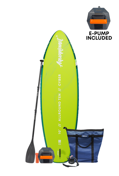 Aquaplanet ALLROUND TEN 10' Opblaasbaar SUP-board Compleet Pakket - Cyber
