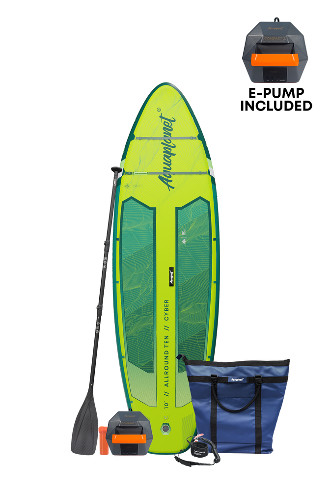 Aquaplanet ALLROUND TEN 10' Opblaasbaar SUP-board Compleet Pakket - Cyber
