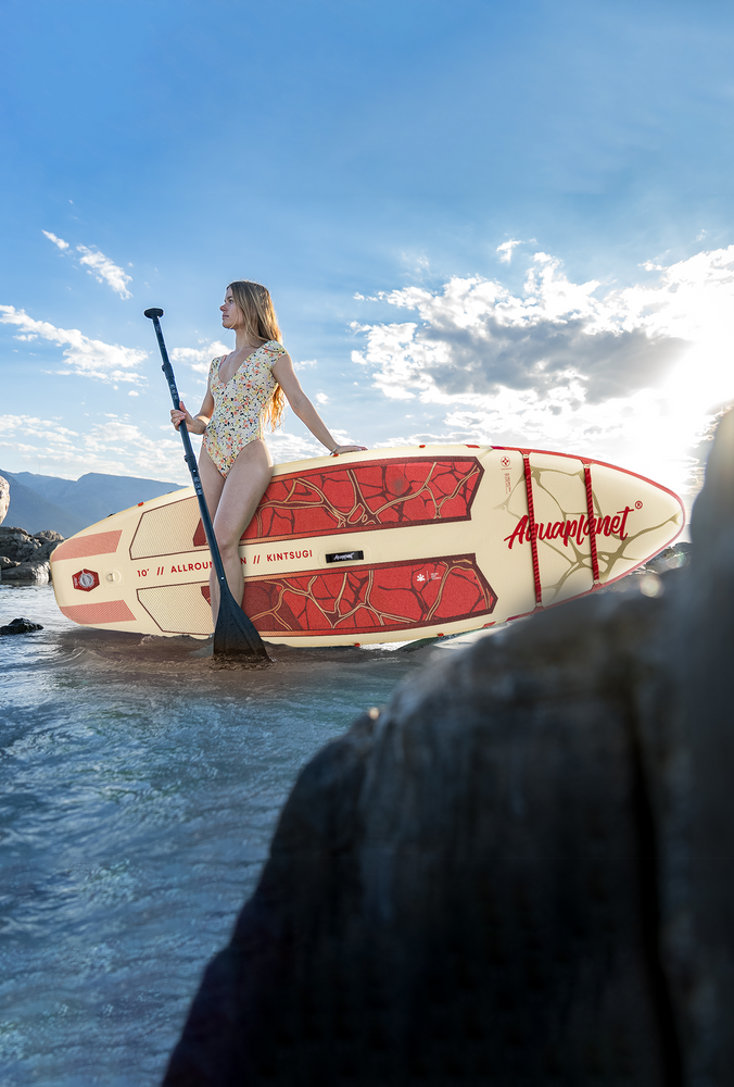 Aquaplanet ALLROUND TEN 10' Opblaasbaar SUP-board Compleet Pakket - Kintsugi