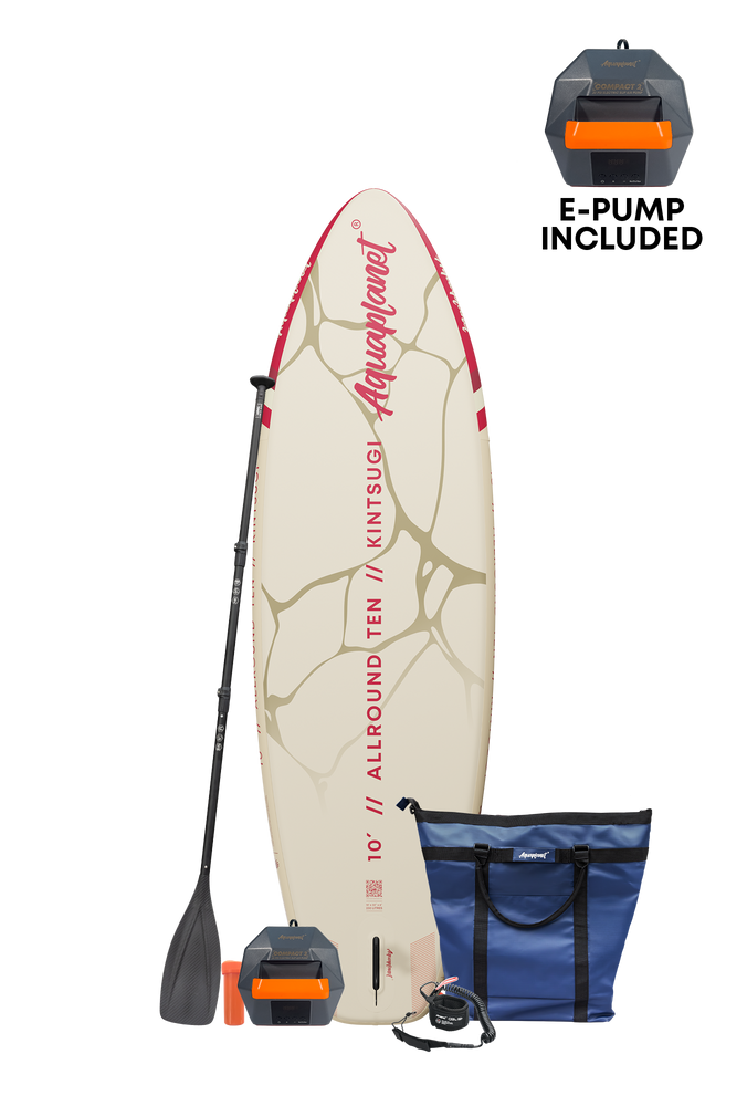 Aquaplanet ALLROUND TEN 10' Opblaasbaar SUP-board Compleet Pakket - Kintsugi