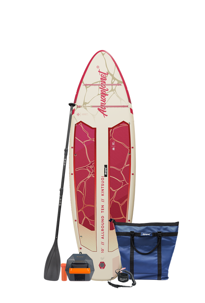 Aquaplanet ALLROUND TEN 10' Opblaasbaar SUP-board Compleet Pakket - Kintsugi