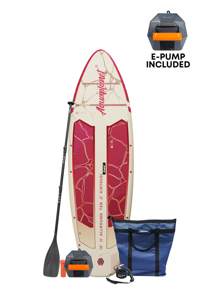 Aquaplanet ALLROUND TEN 10' Opblaasbaar SUP-board Compleet Pakket - Kintsugi