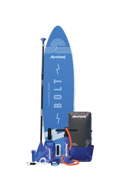 Aquaplanet BOLT 9'4" Opblaasbaar Paddle Board Pakket - Blauw