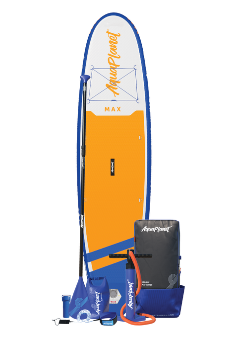Aquaplanet MAX 10'6″ Opblaasbaar SUP Board Pakket - Oranje