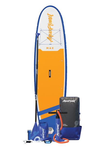 Aquaplanet MAX 10'6″ Opblaasbaar SUP Board Pakket - Oranje