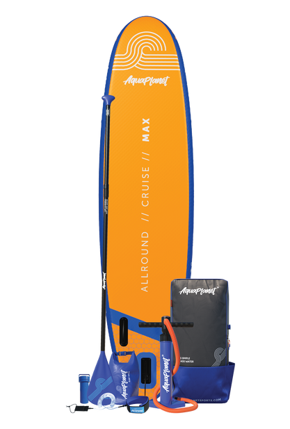Aquaplanet MAX 10'6″ Opblaasbaar SUP Board Pakket - Oranje