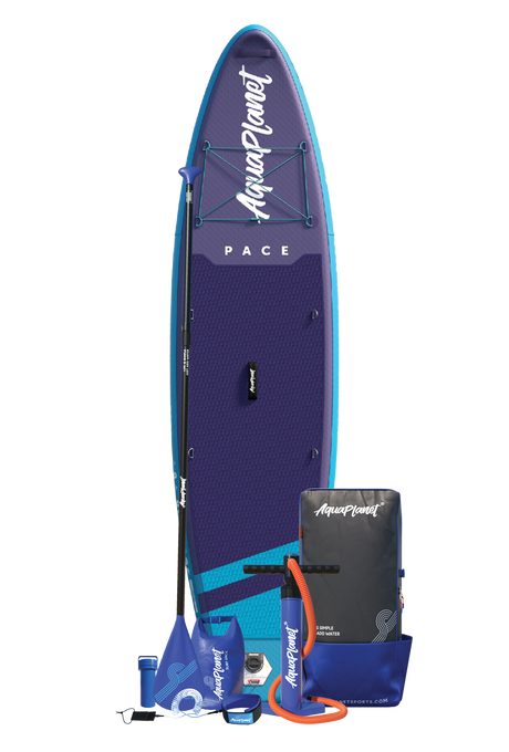 Aquaplanet PACE 10'6″ Opblaasbaar Paddle Board-pakket - Teal/Midnight