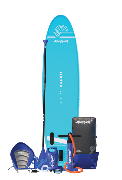 Aquaplanet ROCKIT 10'2" Opblaasbaar SUP Board Pakket - Blauw