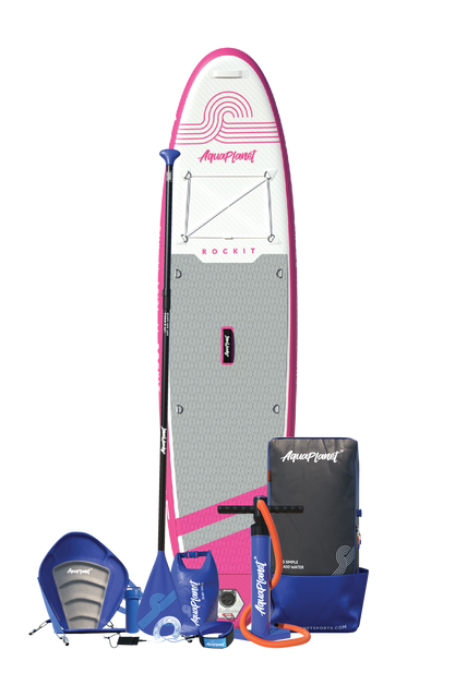 Aquaplanet ROCKIT 10'2" Opblaasbaar SUP Board Pakket - Roze