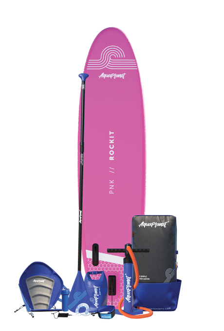 Aquaplanet ROCKIT 10'2" Opblaasbaar SUP Board Pakket - Roze
