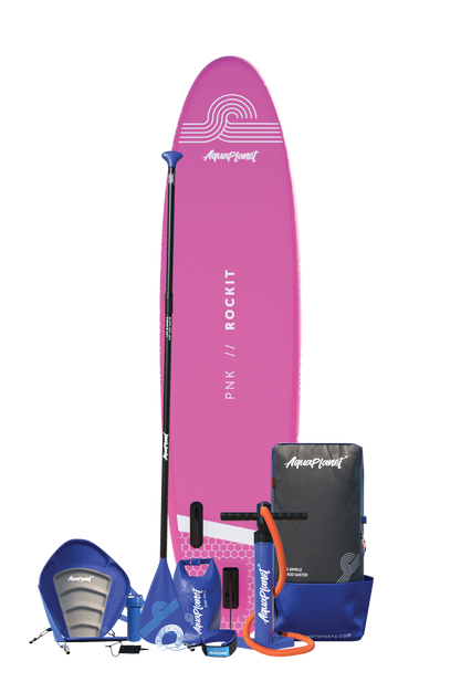Aquaplanet ROCKIT 10'2" Opblaasbaar SUP Board Pakket - Roze