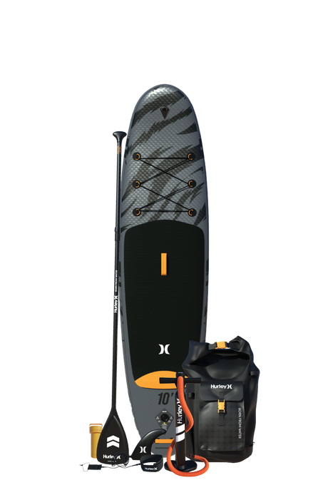 Hurley Advantage Black Tiger 10' opblaasbaar paddleboard-pakket