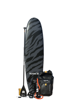 Hurley Advantage Black Tiger 10' opblaasbaar paddleboard-pakket