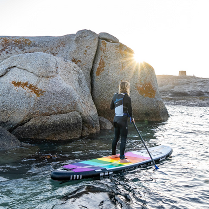 Aquaplanet MAX 10'6″ Opblaasbaar SUP Board Pakket - Regenboog