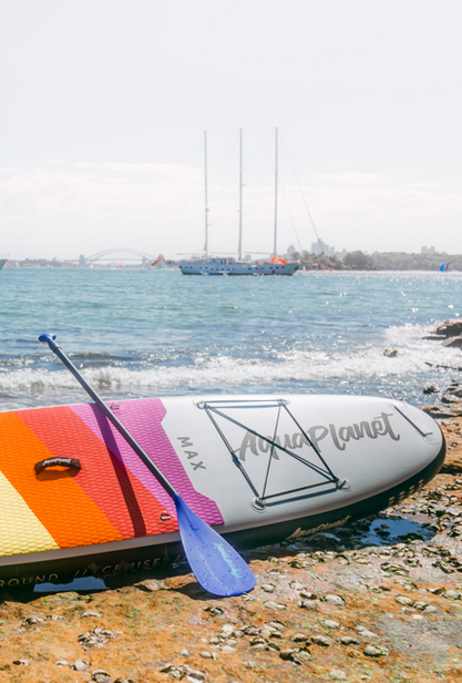 Aquaplanet MAX 10'6″ Opblaasbaar SUP Board Pakket - Regenboog