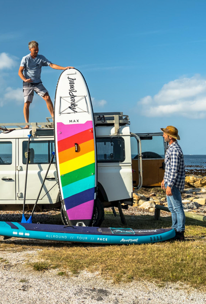 Aquaplanet MAX 10'6″ Opblaasbaar SUP Board Pakket - Regenboog
