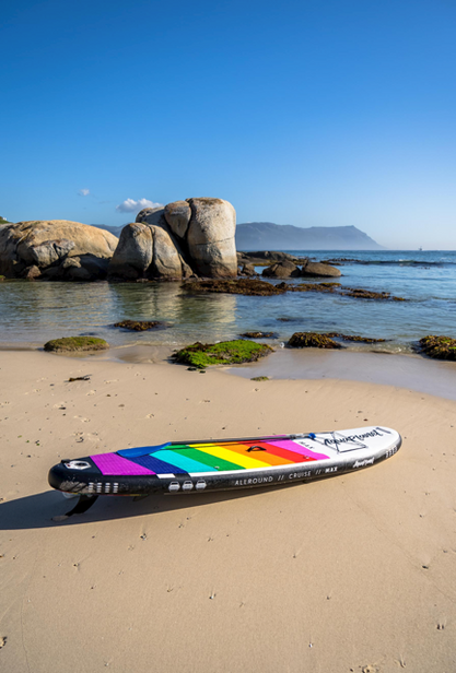 Aquaplanet MAX 10'6″ Opblaasbaar SUP Board Pakket - Regenboog