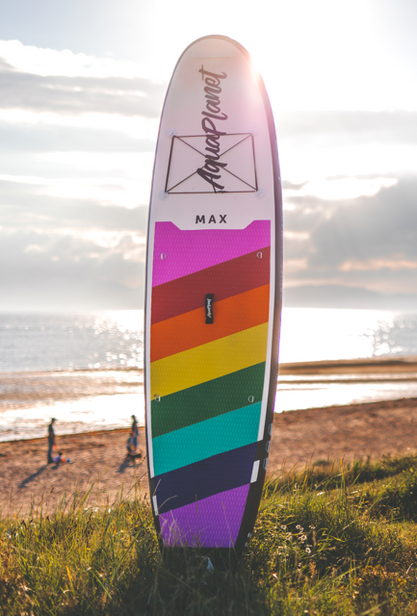 Aquaplanet MAX 10'6″ Opblaasbaar SUP Board Pakket - Regenboog