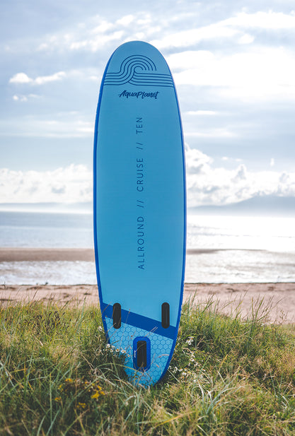 Aquaplanet ALLROUND TEN 10 'opblaasbaar paddleboard-pakket - blauw