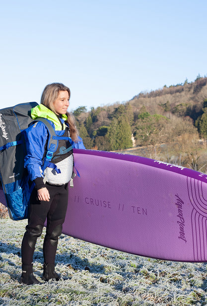 Aquaplanet ALLROUND TEN 10 'opblaasbaar paddleboard-pakket - paars