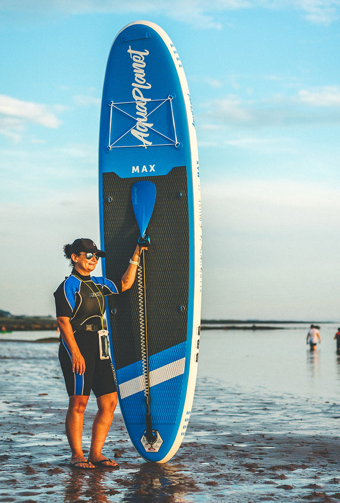 Aquaplanet MAX 10'6″ Opblaasbaar Paddle Board-pakket - Blauw