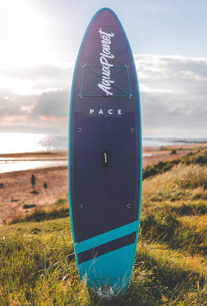 Aquaplanet PACE 10'6″ Opblaasbaar Paddle Board-pakket - Teal/Midnight