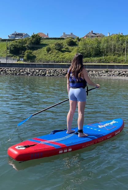 Aquaplanet PACE 10'6″ Opblaasbaar SUP Board Pakket - Rood/Blauw